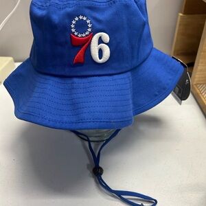 Zephyr Blue 76 Embroidered Bucket Hat - NWT
